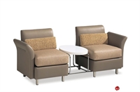 Picture of Martin Brattrud Sterling 271 Reception Lounge Modular Club Chairs with Connecting Table