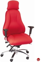 Picture of Milo High Back Heavy Duty Office Swivel Chair, 500 lbs,Headrest