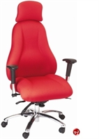 Picture of Milo High Back Heavy Duty Office Swivel Chair, 400 Lbs,Headrest