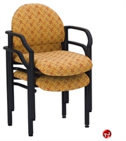 Picture of Milo Guest Side Reception Stack Arm Chair