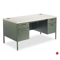 Picture of PAZ 30" x 60" Double Pedestal Steel Office Desk