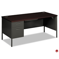 Picture of PAZ 30" x 66" Single Pedestal Steel Office Desk