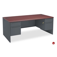Picture of PAZ 36" x 72" Double Pedestal Steel Office Desk