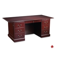 Picture of PAZ 36" x 72" Traditional Double Pedestal Office Desk