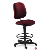 Picture of PAZ Ergonomic Office Task Swivel Stool Chair, Footring