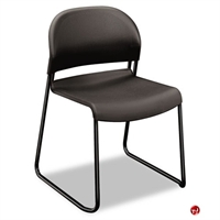 Picture of PAZ Guest Side Reception Armless Stack Chair, Sled Base
