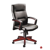 Picture of PAZ High Back Contemporary Black Leather Office Conference Chair