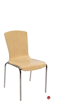 Picture of MTS Moderne S10, Cafeteria Dining Wood Stack Chair