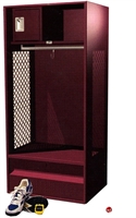 Picture of Perk Steel Open Storage Locker,33 x 18 x 72
