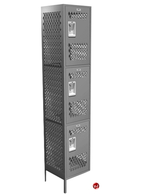 Picture of Perk Steel Three Tier Add On Locker, 12 x 12 x 78