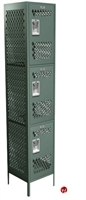 Picture of Perk Steel Three Tier Locker, 15 x 15 x 66