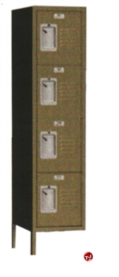 Picture of Perk Traditional Four Tier Add On Locker, 12 x 12 x 66