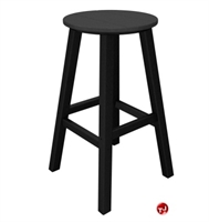 Picture of Polywood Morroco BAR1130, Recycled Plastic Outdoor Bar Saddle Stool