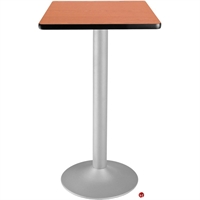 Picture of 24" Square Cafeteria Dining Bar Height Flip Top Table