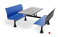 Picture of 30" x 48" Cafeteria Dining Table with Connecting Bench