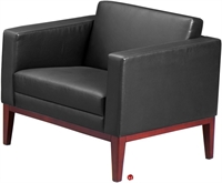 Picture of Contemporary Reception Lounge Leather Club Arm Chair