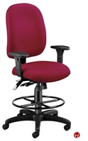 Picture of Multi Function Mid Back Office Drafting Stool Chair