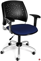Picture of Office Task Plastic Swivel Arm Chair