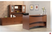 Picture of Reception Desk Workstation, Overhead and Lateral File Storage