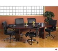 Picture of Veneer 36" x 72" Boat Shape Conference Table