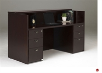 Picture of Veneer 72" Reception Desk Workstation