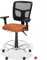 Picture of RFM 19133 Ergonomic Office Task Stool Chair, Footring