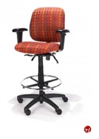 Picture of RFM 58233 Ergonomic Office Task Stool Chair, Footring