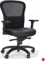 Picture of RFM Essentials 162 High Back Mesh Office Task Chair, Leather Seat
