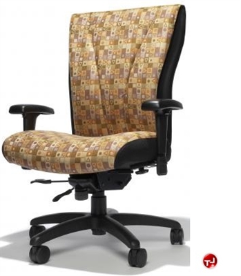 Picture of RFM Sierra Big and Tall 500 Lbs Mid Back Managers Office Chair
