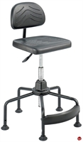 Picture of Medical Plastic Swivel Footring Stool Chair