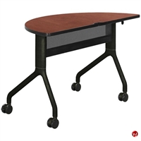 Picture of Safco Rumba 2041, 24" x 48" Half Round Mobile Nesting Training Table