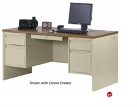 Picture of Double Pedestal Teachers Steel Desk, 72" x 36" x 29.5"H