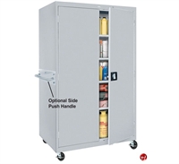 Picture of Elite Heavy Duty Mobile Storage Cabinet, Double Door, Adjustable Shelves, 30" x 24" x 72"