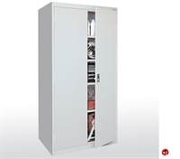 Picture of Sandusky Elite Push Button Storage Cabinet, Adjustable Shevles, 46" x 24" x 72"