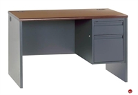 Picture of Single Pedestal Teachers Steel Desk, 48" x 30" x 29.5"H