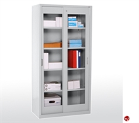 Picture of Sliding Door Clearview Storage Cabinet, 36" x 18" x 42"