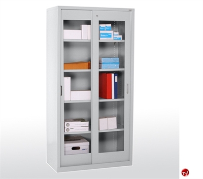 Picture of Sliding Door Clearview Storage Cabinet, 36" x 18" x 42"