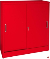 Picture of Sliding Door Counter Height Storage Cabinet, 36" x 12" x 42"