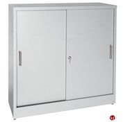 Picture of Sliding Door Counter Height Storage Cabinet, 36" x 18" x 42"