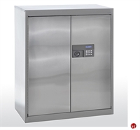 Picture of Stainless Steel Counter Height Storage Cabinet, Electronic Lock, 36" x 18" x 42"