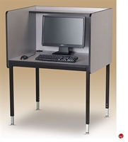 Picture of Adjustable Height Computer Study Carrel