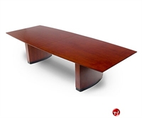 Picture of TRIA 48" x 120" Veneer Boat Shape Office Conference Table