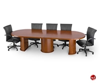 Picture of TRIA 48" x 144" Veneer Racetrack Oval Conference Table