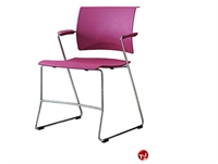 Picture of TRIA Guest Side Reception Armless Poly Stack Chair