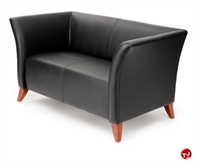 Picture of TRIA Reception Lounge Lobby Leather 2 Seat Loveseat Sofa