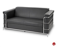 Picture of TRIA Reception Lounge Lobby Leather 2 Seat Loveseat Sofa