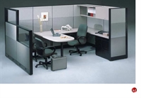 Picture of Segmented U Shape Office Cubicle Workstation