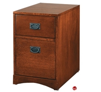 Picture of Veneer Mobile Two Drawer File Cabinet