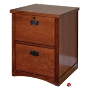 Picture of Veneer Two Drawer Vertical File Cabinet