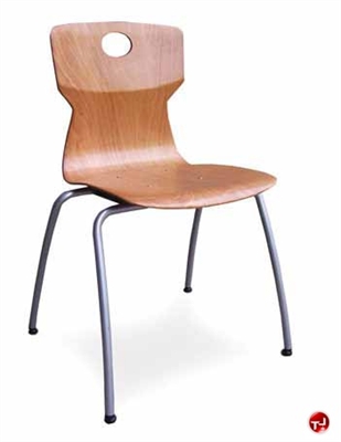 Picture of Vanerum Soliwood Cafeteria Dining Armless Wood Stack Chair